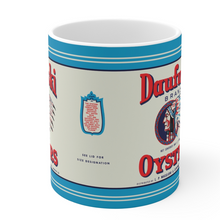 Load image into Gallery viewer, Red, White and Blue Daufuski Oysters 11oz Mug