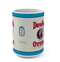 Load image into Gallery viewer, Red, White, and Blue Daufuski Oysters 15oz Mug