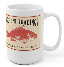 Load image into Gallery viewer, Red Fish Logo 15oz Mug