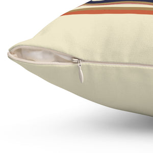 Coosaw Oysters Square Pillow (Right Side)