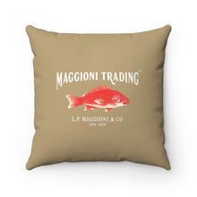 Load image into Gallery viewer, Maggioni&#39;s Shrimp Square Pillow
