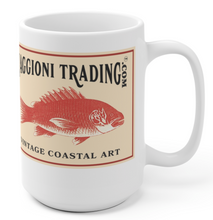 Load image into Gallery viewer, Red Fish Logo 15oz Mug
