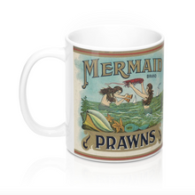 Load image into Gallery viewer, Mermaid Prawns 11oz Mug
