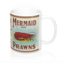 Load image into Gallery viewer, Mermaid Prawns 11oz Mug
