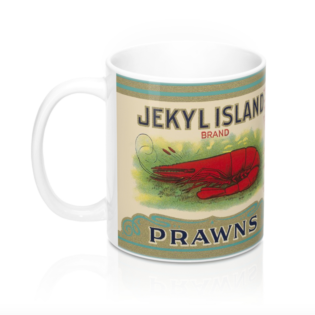 Jekyl Island Prawns 11oz Mug