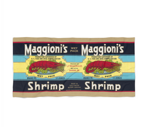 Maggioni's Shrimp Beach Towel