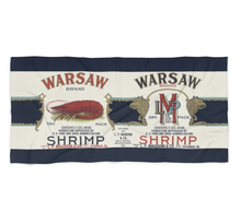 Load image into Gallery viewer, Warsaw Shrimp Beach Towel
