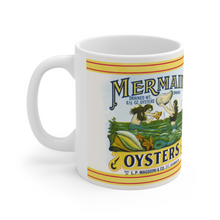 Load image into Gallery viewer, Mermaid Oysters 11oz Mug
