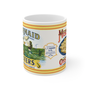 Mermaid Oysters 11oz Mug