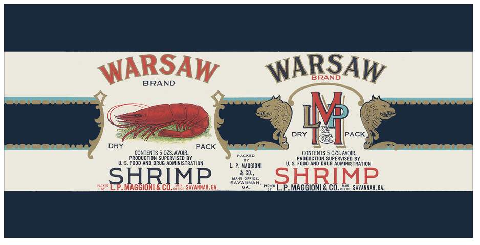 Warsaw Shrimp Canvas Print