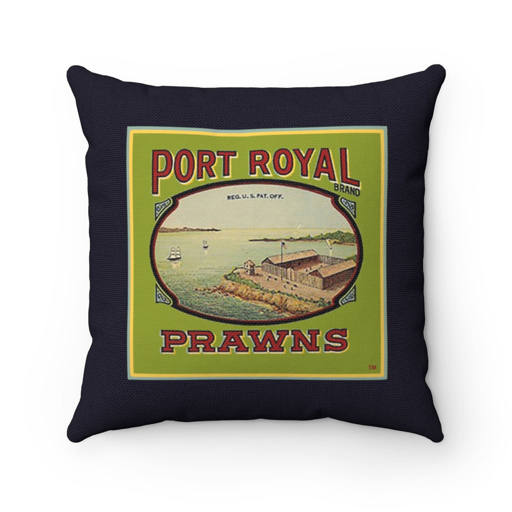 Port Royal Square Pillow (Left Side)