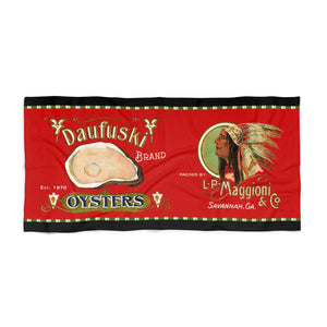 Daufuski Oysters Beach Towel