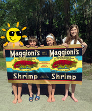 Load image into Gallery viewer, Maggioni&#39;s Shrimp Beach Towel
