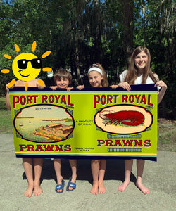 Port Royal Prawns Beach Towel